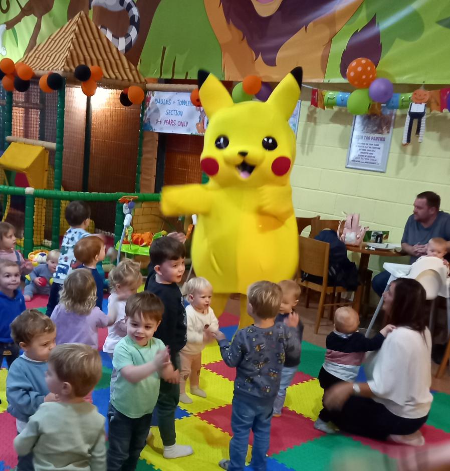 Friendly character mascot