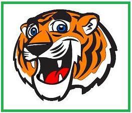 Jungle Madness tiger mascot